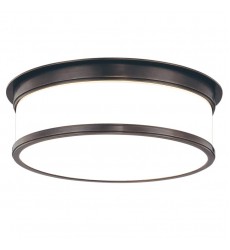  Geneva 3 Light Flush Mount 715-OB Hudson Valley Lighting