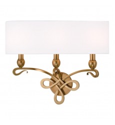  Pawling 3 Light Wall Sconce 7213-AGB Hudson Valley Lighting