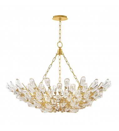  Tulip 10 Light Chandelier 7240-GL Hudson Valley Lighting