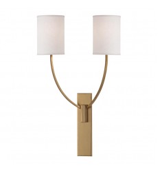  Colton 2 Light Wall Sconce 732-AGB Hudson Valley Lighting