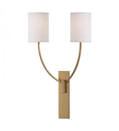  Colton 2 Light Wall Sconce 732-AGB Hudson Valley Lighting