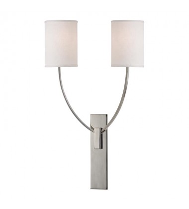  Colton 2 Light Wall Sconce 732-PN Hudson Valley Lighting