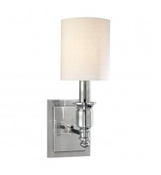  Whitney 1 Light Wall Sconce 7501-PN Hudson Valley Lighting