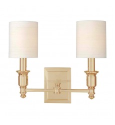  Whitney 2 Light Wall Sconce 7502-AGB Hudson Valley Lighting
