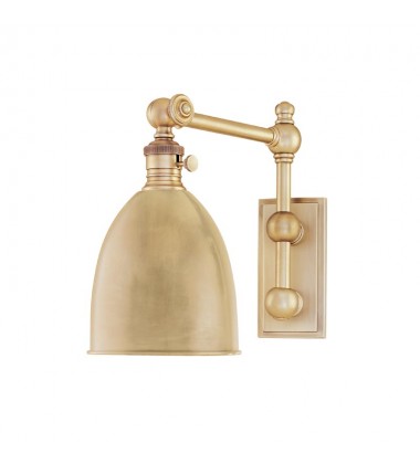  Roslyn 1 Light Wall Sconce 761-AGB Hudson Valley Lighting
