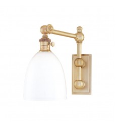  Roslyn 1 Light Wall Sconce 762-AGB Hudson Valley Lighting
