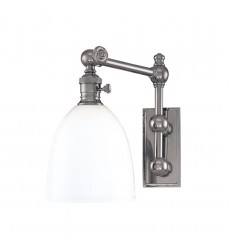  Roslyn 1 Light Wall Sconce 762-PN Hudson Valley Lighting
