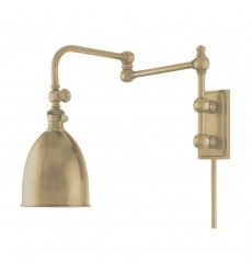  Roslyn 1 Light Wall Sconce With Plug 771-AGB Hudson Valley Lighting