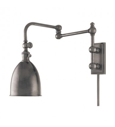 Roslyn 1 Light Wall Sconce With Plug 771-AN Hudson Valley Lighting