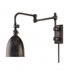  Roslyn 1 Light Wall Sconce With Plug 771-PN Hudson Valley Lighting