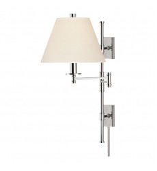  Claremont 1 Light Wall Sconce With Plug 7731-PN Hudson Valley Lighting