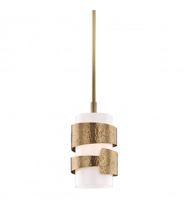  Lanford 1 Light Small Pendant 7808-AGB Hudson Valley Lighting
