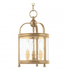  Larchmont 3 Light Pendant 7809-AGB Hudson Valley Lighting
