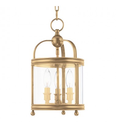  Larchmont 3 Light Pendant 7809-AGB Hudson Valley Lighting