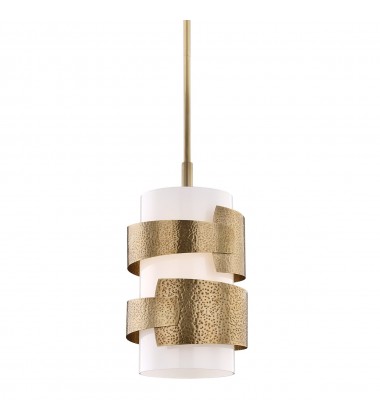 Lanford 1 Light Large Pendant 7813-AGB Hudson Valley Lighting  Lanford 1 Light Large Pendant 7813-AGB Hudson Valley Lighting