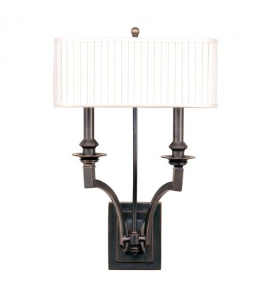Mercer 2 Light Wall Sconce 7902-PN Hudson Valley Lighting  Mercer 2 Light Wall Sconce 7902-PN Hudson Valley Lighting
