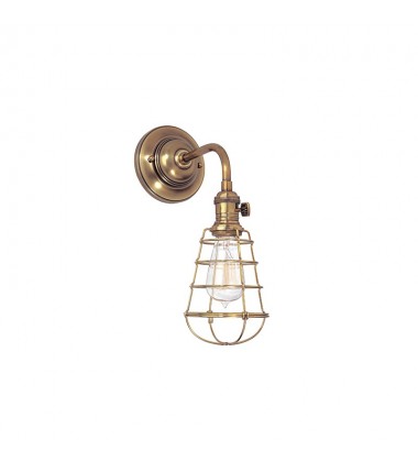 Heirloom 1 Light Wall Sconce 8000-AGB-WG Hudson Valley Lighting  Heirloom 1 Light Wall Sconce 8000-AGB-WG Hudson Valley Lighting