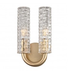  Dartmouth 2 Light Wall Sconce 8010-AGB Hudson Valley Lighting