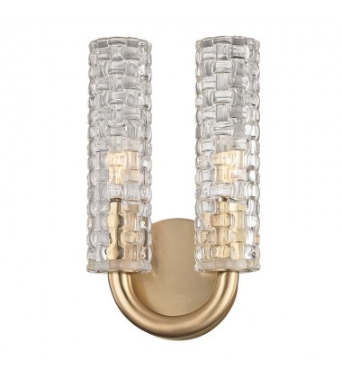  Dartmouth 2 Light Wall Sconce 8010-AGB Hudson Valley Lighting