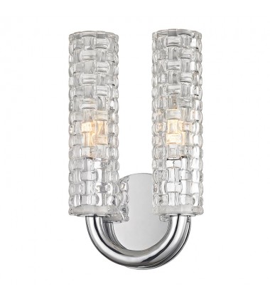  Dartmouth 2 Light Wall Sconce 8010-PN Hudson Valley Lighting