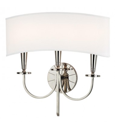 Mason 3 Light Wall Sconce 8023-PN Hudson Valley Lighting  Mason 3 Light Wall Sconce 8023-PN Hudson Valley Lighting