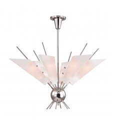  Cooper 12 Light Chandelier 8066-PN Hudson Valley Lighting