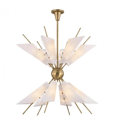  Cooper 24 Light Chandelier 8069-AGB Hudson Valley Lighting