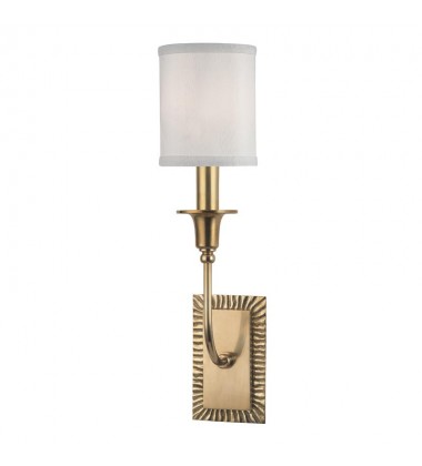 Dover 1 Light Wall Sconce 8081-AGB Hudson Valley Lighting  Dover 1 Light Wall Sconce 8081-AGB Hudson Valley Lighting