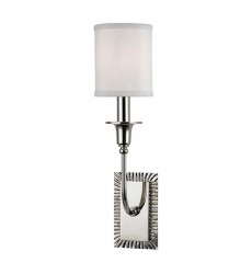 Dover 1 Light Wall Sconce 8081-PN Hudson Valley Lighting  Dover 1 Light Wall Sconce 8081-PN Hudson Valley Lighting