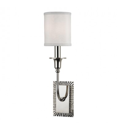 Dover 1 Light Wall Sconce 8081-PN Hudson Valley Lighting  Dover 1 Light Wall Sconce 8081-PN Hudson Valley Lighting