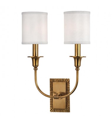  Dover 2 Light Wall Sconce 8082-AGB Hudson Valley Lighting