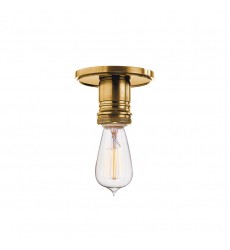 Heirloom 1 Light Semi Flush 8100-AGB Hudson Valley Lighting  Heirloom 1 Light Semi Flush 8100-AGB Hudson Valley Lighting