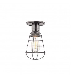 Heirloom 1 Light Semi Flush 8100-HN-WG Hudson Valley Lighting  Heirloom 1 Light Semi Flush 8100-HN-WG Hudson Valley Lighting
