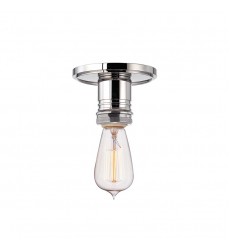 Heirloom 1 Light Semi Flush 8100-PN Hudson Valley Lighting  Heirloom 1 Light Semi Flush 8100-PN Hudson Valley Lighting
