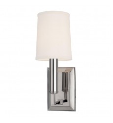  Clinton 1 Light Wall Sconce 811-PN Hudson Valley Lighting