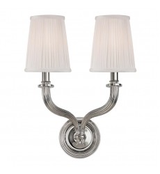 Danbury 2 Light Wall Sconce 8112-PN Hudson Valley Lighting