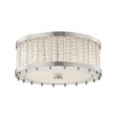  Shelby 3 Light Flush Mount 8116-PN Hudson Valley Lighting