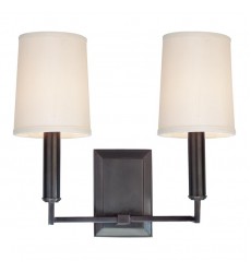  Clinton 2 Light Wall Sconce 812-OB Hudson Valley Lighting