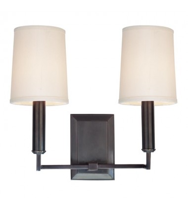  Clinton 2 Light Wall Sconce 812-OB Hudson Valley Lighting