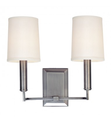 Clinton 2 Light Wall Sconce 812-PN Hudson Valley Lighting Clinton 2 Light Wall Sconce 812-PN Hudson Valley Lighting