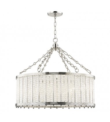 Shelby 8 Light Pendant 8125-PN Hudson Valley Lighting  Shelby 8 Light Pendant 8125-PN Hudson Valley Lighting