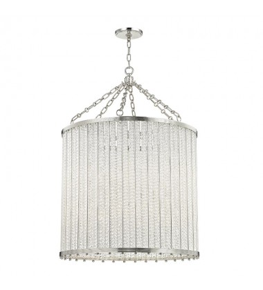 Shelby 12 Light Pendant 8140-PN Hudson Valley Lighting  Shelby 12 Light Pendant 8140-PN Hudson Valley Lighting