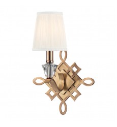 Fowler 1 Light Wall Sconce 8181-AGB Hudson Valley Lighting  Fowler 1 Light Wall Sconce 8181-AGB Hudson Valley Lighting