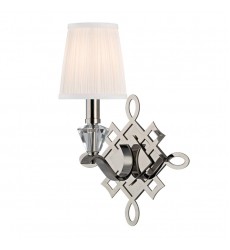 Fowler 1 Light Wall Sconce 8181-PN Hudson Valley Lighting  Fowler 1 Light Wall Sconce 8181-PN Hudson Valley Lighting