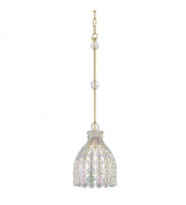 Floral Park 1 Light Pendant 8208-AGB Hudson Valley Lighting  Floral Park 1 Light Pendant 8208-AGB Hudson Valley Lighting