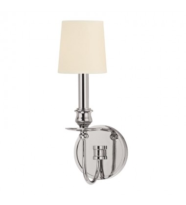 Cohasset 1 Light Wall Sconce 8211-PN Hudson Valley Lighting Cohasset 1 Light Wall Sconce 8211-PN Hudson Valley Lighting