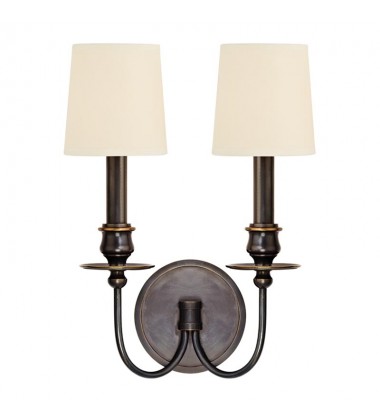 Cohasset 2 Light Wall Sconce 8212-OB Hudson Valley Lighting Cohasset 2 Light Wall Sconce 8212-OB Hudson Valley Lighting