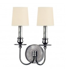 Cohasset 2 Light Wall Sconce 8212-PN Hudson Valley Lighting Cohasset 2 Light Wall Sconce 8212-PN Hudson Valley Lighting