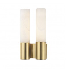  Barkley 2 Light Wall Sconce 8214-AGB Hudson Valley Lighting