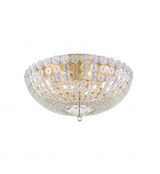  Floral Park 4 Light Flush Mount 8217-AGB Hudson Valley Lighting